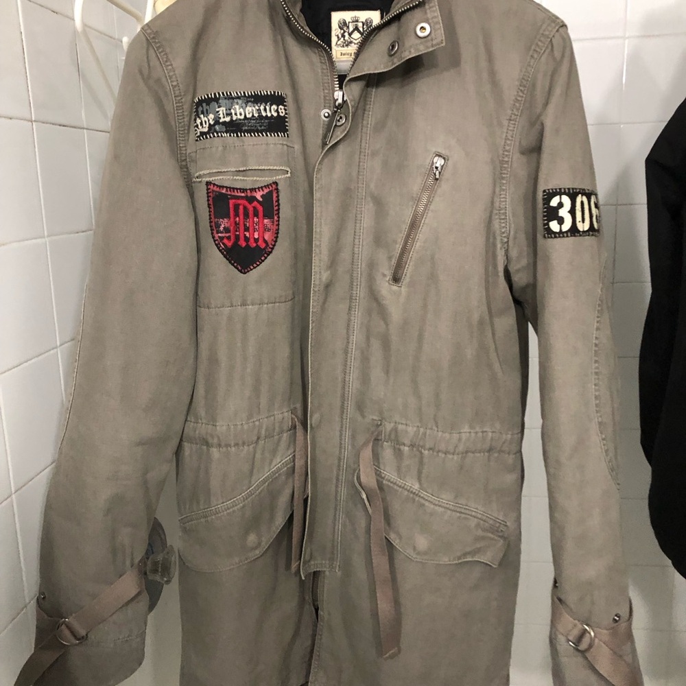 Juicy Couture limited edition Men Military Field Jacket parka
